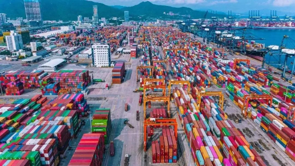 海运港口货柜