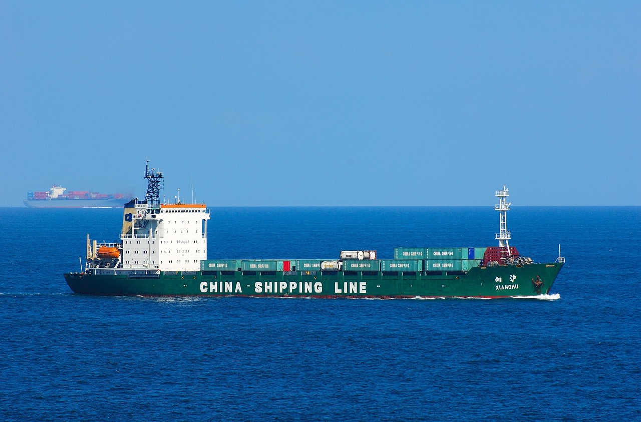 中国海运货船
