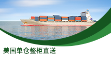 美国单仓整柜直送
